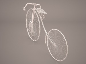 old bicycle 3D 模型