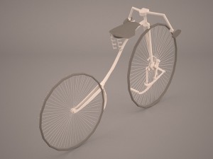 old bicycle 3D 模型