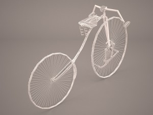 old bicycle 3D 模型