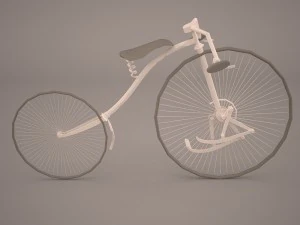 old bicycle 3D Model