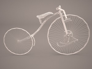 old bicycle 3D 模型