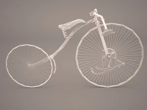 old bicycle 3D Model