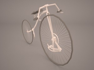 old bicycle 3D 模型