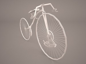 old bicycle 3D 模型