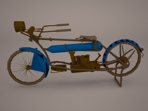 harley davidson 1912 motorcycle Model 3D