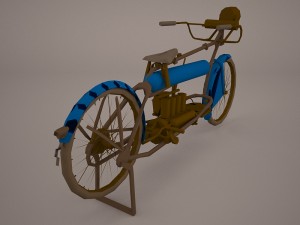 harley davidson 1912 motorcycle Model 3D