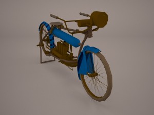 harley davidson 1912 motorcycle Model 3D