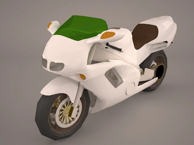 honda cbr 1000 rr 3D Model .c4d .max .obj .3ds .fbx .stl .blend