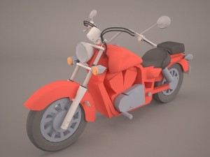 honda shadow vlx 3D 模型