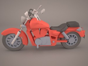 honda shadow vlx 3D 模型