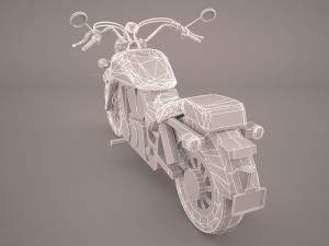 honda shadow vlx 3D 模型