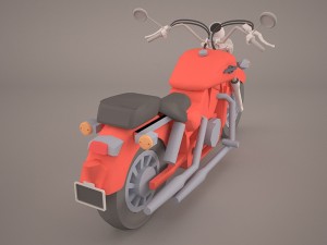 honda shadow vlx 3D 模型