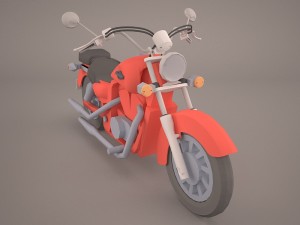 honda shadow vlx 3D 模型