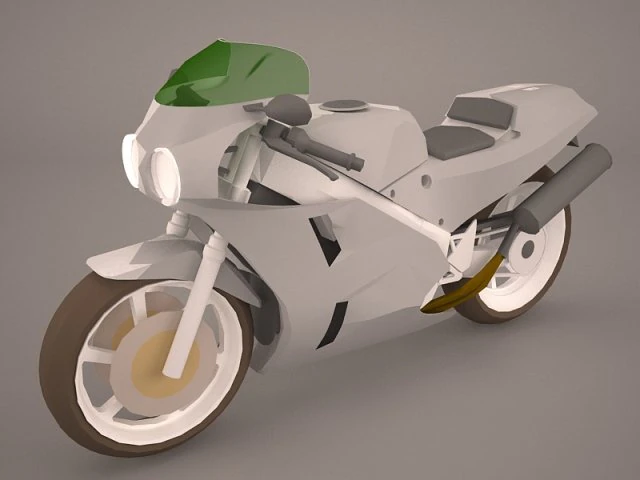 honda cbr 1000 rr 3D Model .c4d .max .obj .3ds .fbx .stl .blend