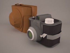 35 mm film camera generic 3D Model
