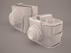 35 mm film camera generic 3D Model