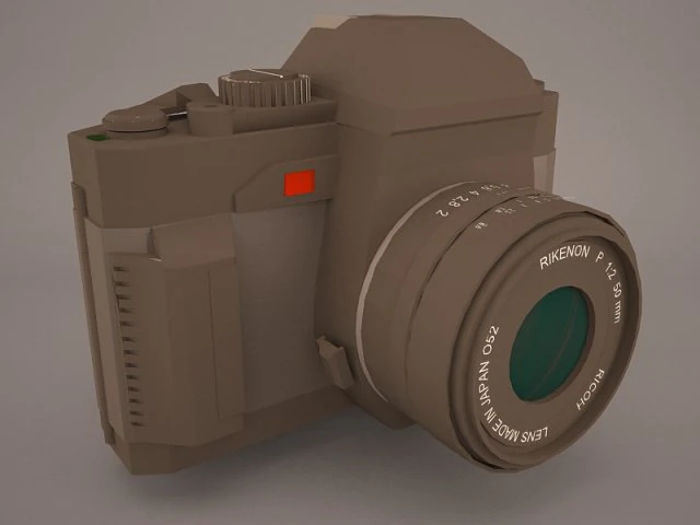 35 mm film camera generic 3D Model .c4d .max .obj .3ds .fbx .stl .blend 