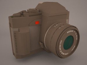 35 mm film camera generic 3D Model