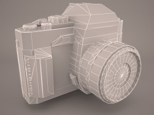 35 mm film camera generic Model 3D