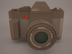 35 mm film camera generic Model 3D