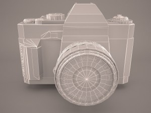 35 mm film camera generic Model 3D