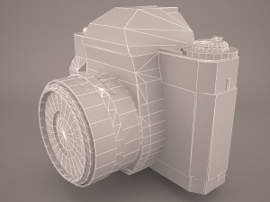 35 mm film camera generic Model 3D
