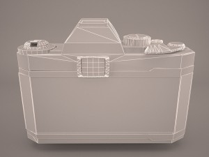 35 mm film camera generic Model 3D