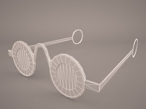 hippie sunglasses 3D 模型