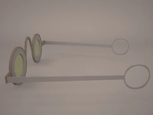 сонцезахисні окуляри хіпі 3D Модель