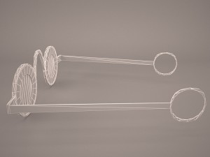 hippie sunglasses 3D 模型