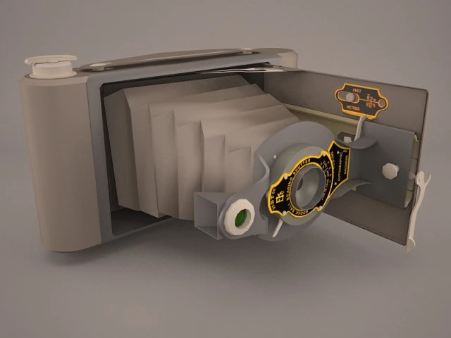 retro camera 3D Model .c4d .max .obj .3ds .fbx .stl .blend 