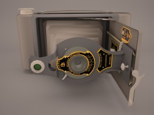 retro camera Model 3D