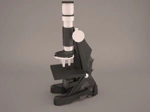 microscopio Modello 3D