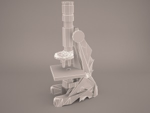 microscope 3D 모델