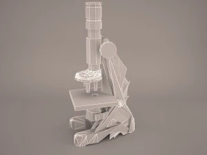 microscopio Modello 3D