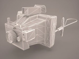 polaroid 636 3D Model