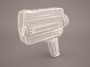 retro video camera nikon super zoom-8 3D Model