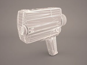 retro video camera nikon super zoom-8 3D Model