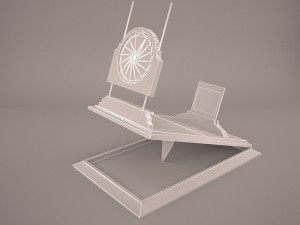 microscope Modèle 3D