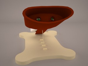 microscope Modello 3D