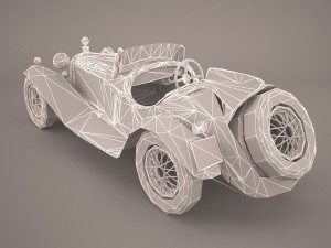 alfa romeo 2300 3D 모델