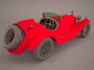 alfa romeo 2300 3D 모델