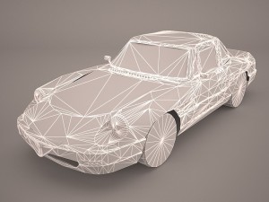alfa romeo spider 3D 模型