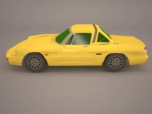 alfa romeo spider 3D Model