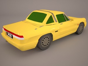 alfa romeo spider 3D 模型