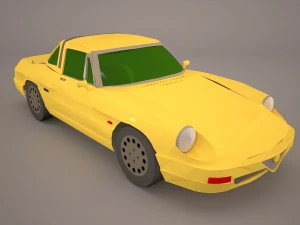 alfa romeo spider 3D Model