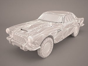 aston martin db5 vantage 1964 3D Model