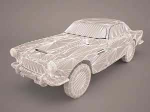 aston martin db5 vantage 1964 3D Model
