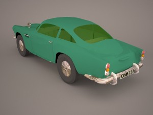 aston martin db5 vantage 1964 3D Model