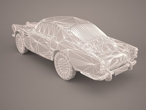 aston martin db5 vantage 1964 3D Model